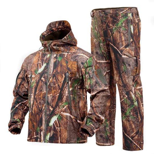 Men's Camouflage Windproof Jacket for Hunting Adventures