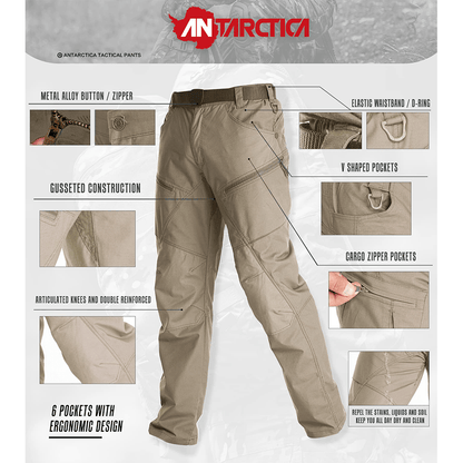 Men's Tactical Waterproof Outdoor Pants for All Weather Adventures