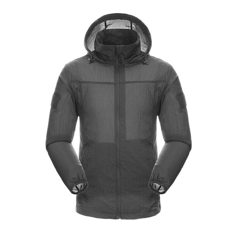 Hooded Sun Protection Jacket for Active Outdoor Sports