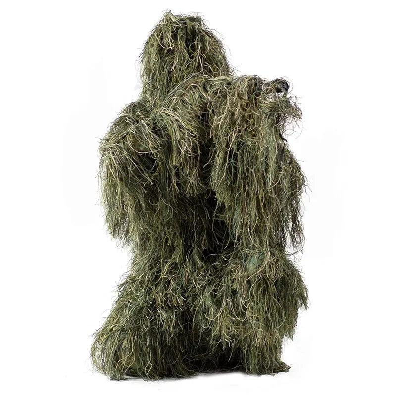 3D Camouflage Ghillie Suit Set for Hunting and Birding